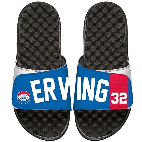 NBA New Jersey Nets Julius Erving Retired Player Islides Jersey, White/Black, 12