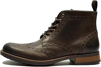 Leather Brogue Boot (Lace-up)