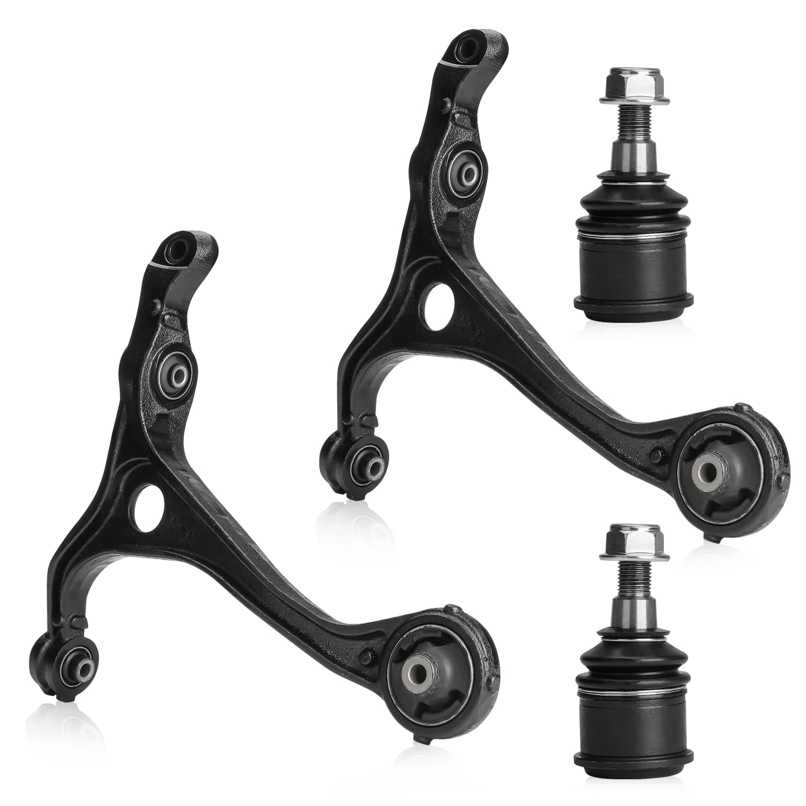 Front Lower Driver Passenager Side Control Arms Fit for Acura TL 2004 2005 2006, with Ball Joints Suspension Kit K641543 K641544-4 pcs