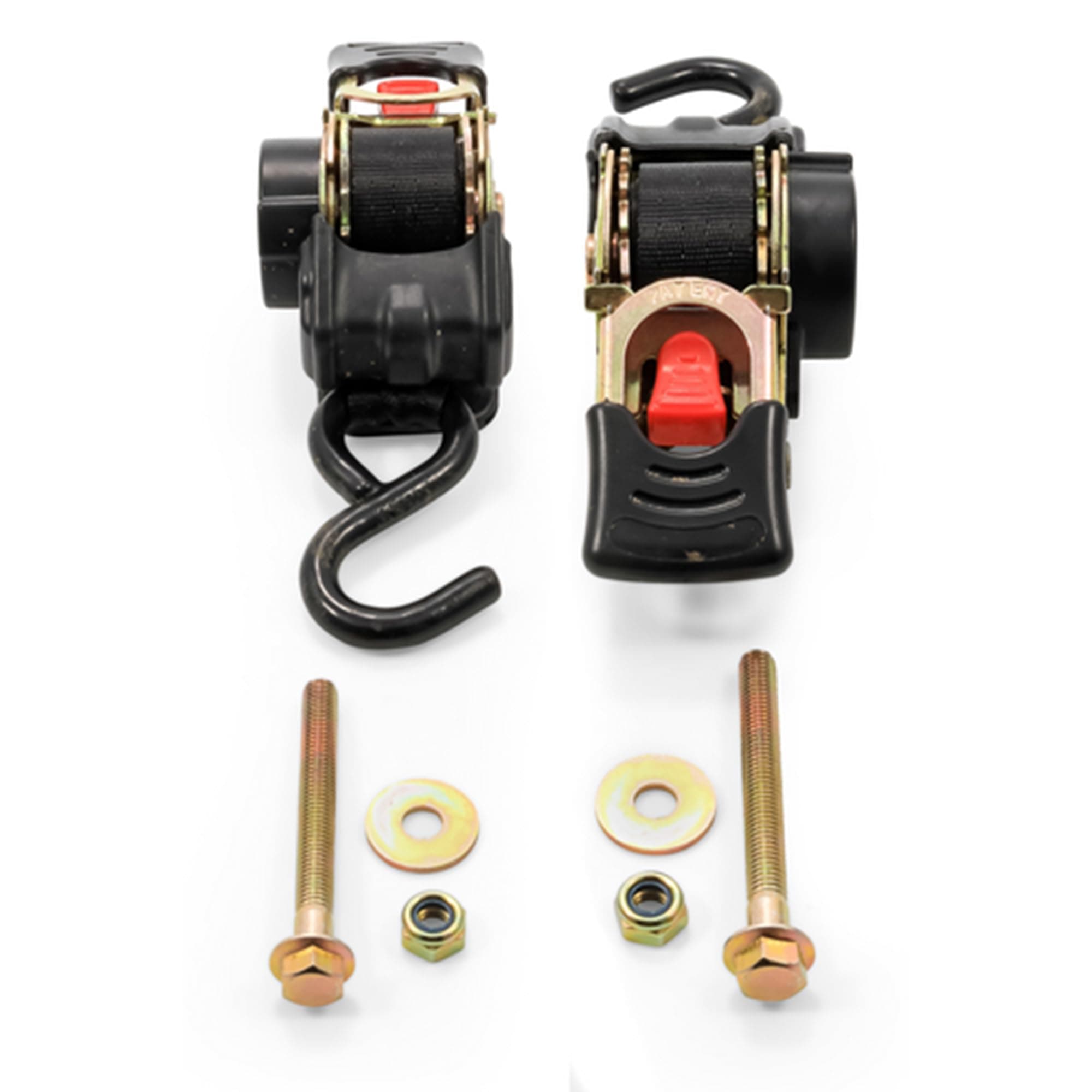 Retractable Transom Tie Down Strap - Secures Your Boat While Traveling |Bolt-On Design |1,500 lb. Break Strength | Measures 1” W, 5 ½ ’ L |Durable & Corrosion Resistant Design - (50032)