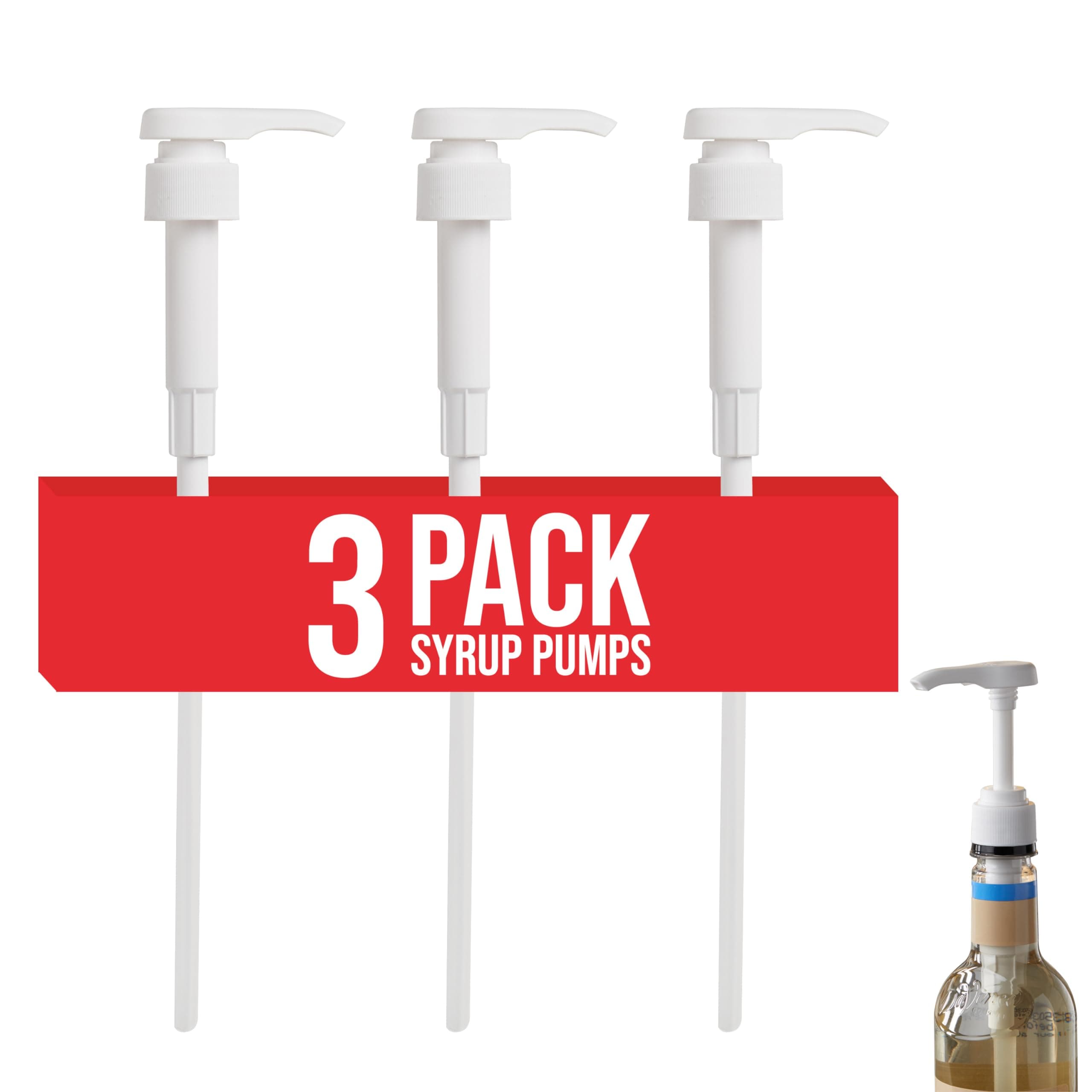 Flavored Syrup Pump, 1/4 oz (Pack of 3)