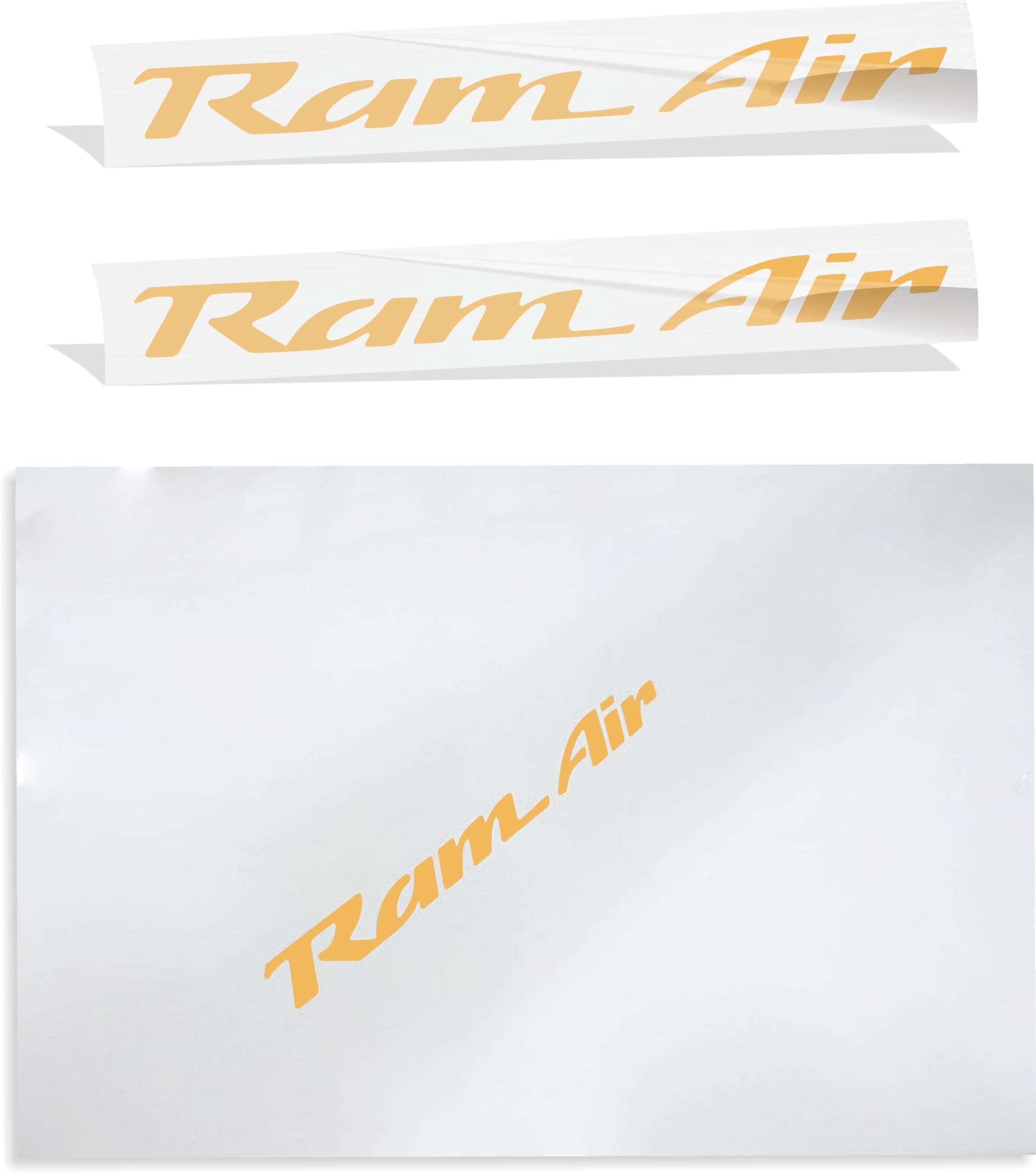Ram Air Decal (Pair) - (Color: Reflective Gold)