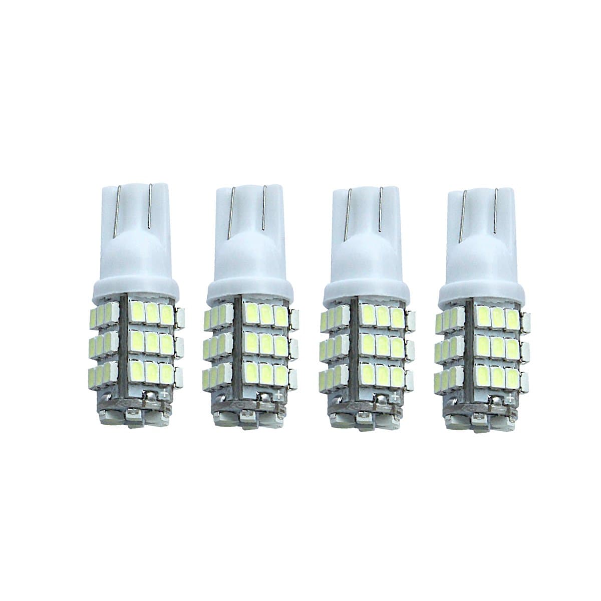 LLCJ 4Pcs Super Bright Car LED White Lights Bulb T10 3528 42-SMD Backup Reverse Light Bulbs,Indicator Light,Parking lights,Tail lights