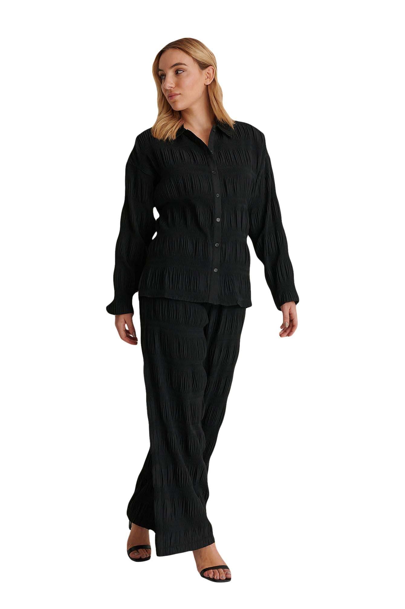 NA-KD Women's Light Pleated Shirt