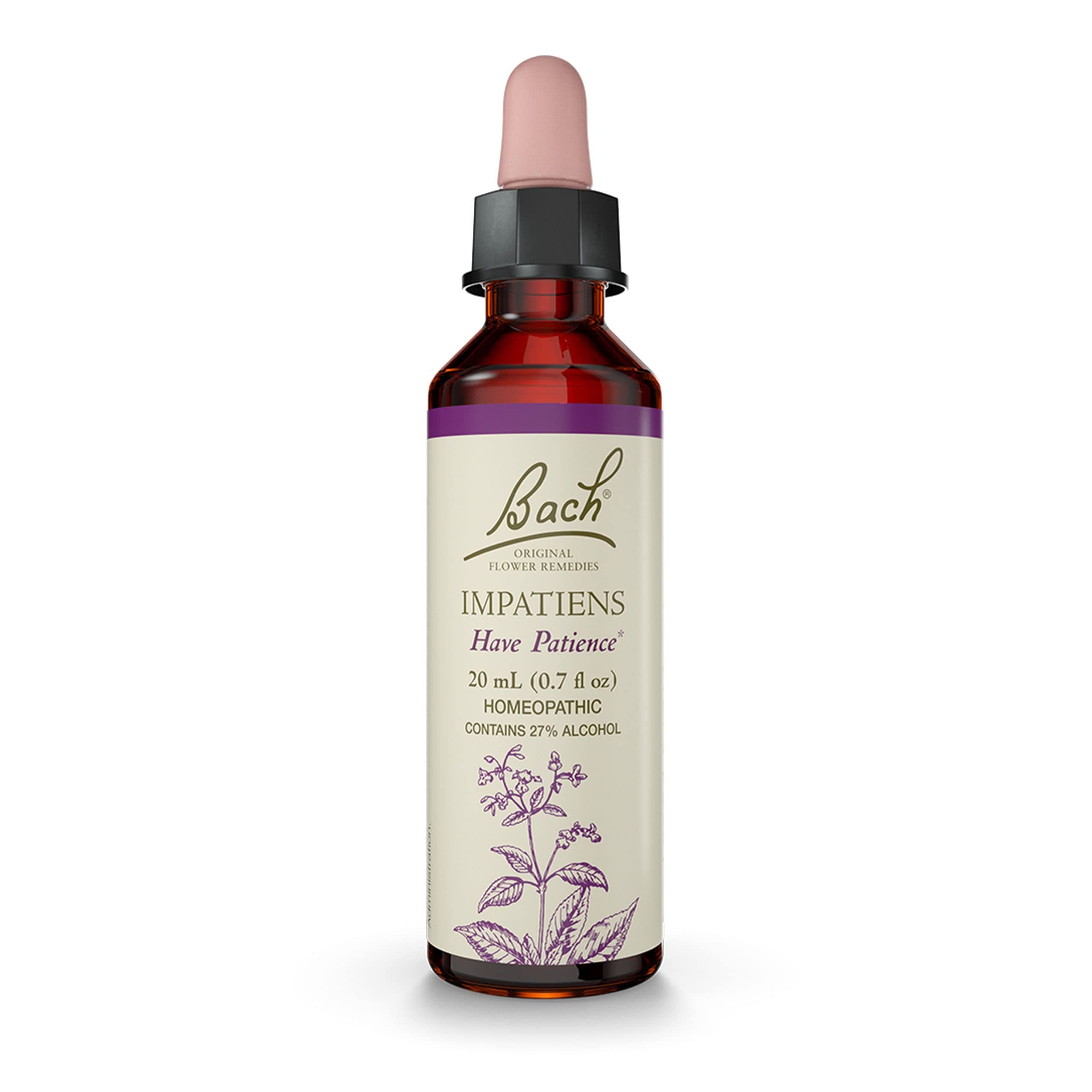 Bach Flower Essences Flower Essence Impatiens, 20 Ml (parallel import goods)