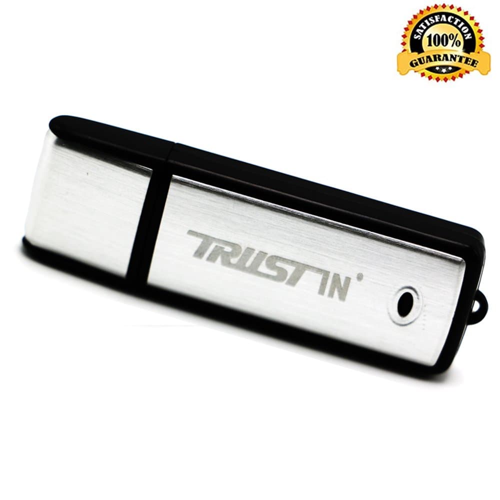 TRUSTIN 8GB USB Flash Drive-Spy USB Voice Recorder Memory Stick Portable Rechargeable Digital Audio Voice Recorder Compatible with Windows, Mac, PC-Easy Use With On/Off Switch Button