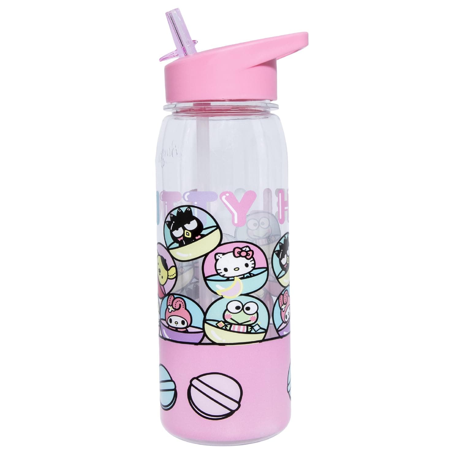 Blue Sky Studios Hello Kitty Water Bottle Hello Kitty Gifts Cute Drink Bottle for Kids Leak Proof Flip Top Lid - Hello Kitty