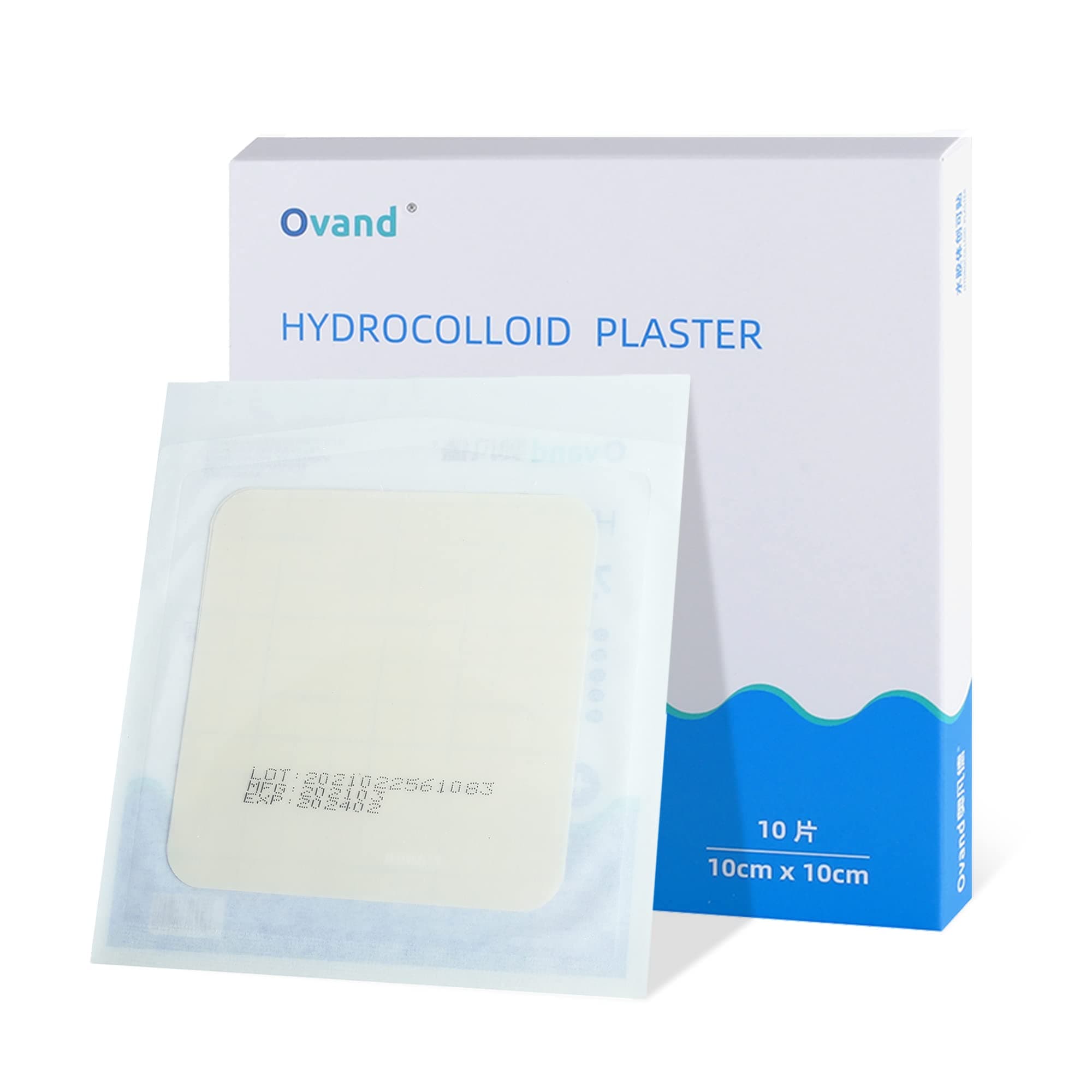 Hydrocolloid Bandage,Acne Pimple Patch,Advanced Fast Healing Hydrocolloid Wound Dressing,for Light Exudate Wound,Pressure Ulcer,Bed Sore,Surgical Wound-Waterproof and Absorbent Patches 4'' x 4''