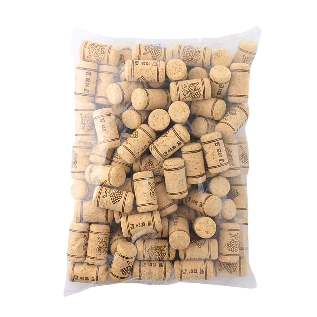 FastRack Home Brew Ohio #8 Straight Corks, 8" x 1 3/4" (Pack of 100)