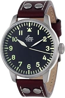 Gents Watch Augsburg 861688, Black/Brown, Strap