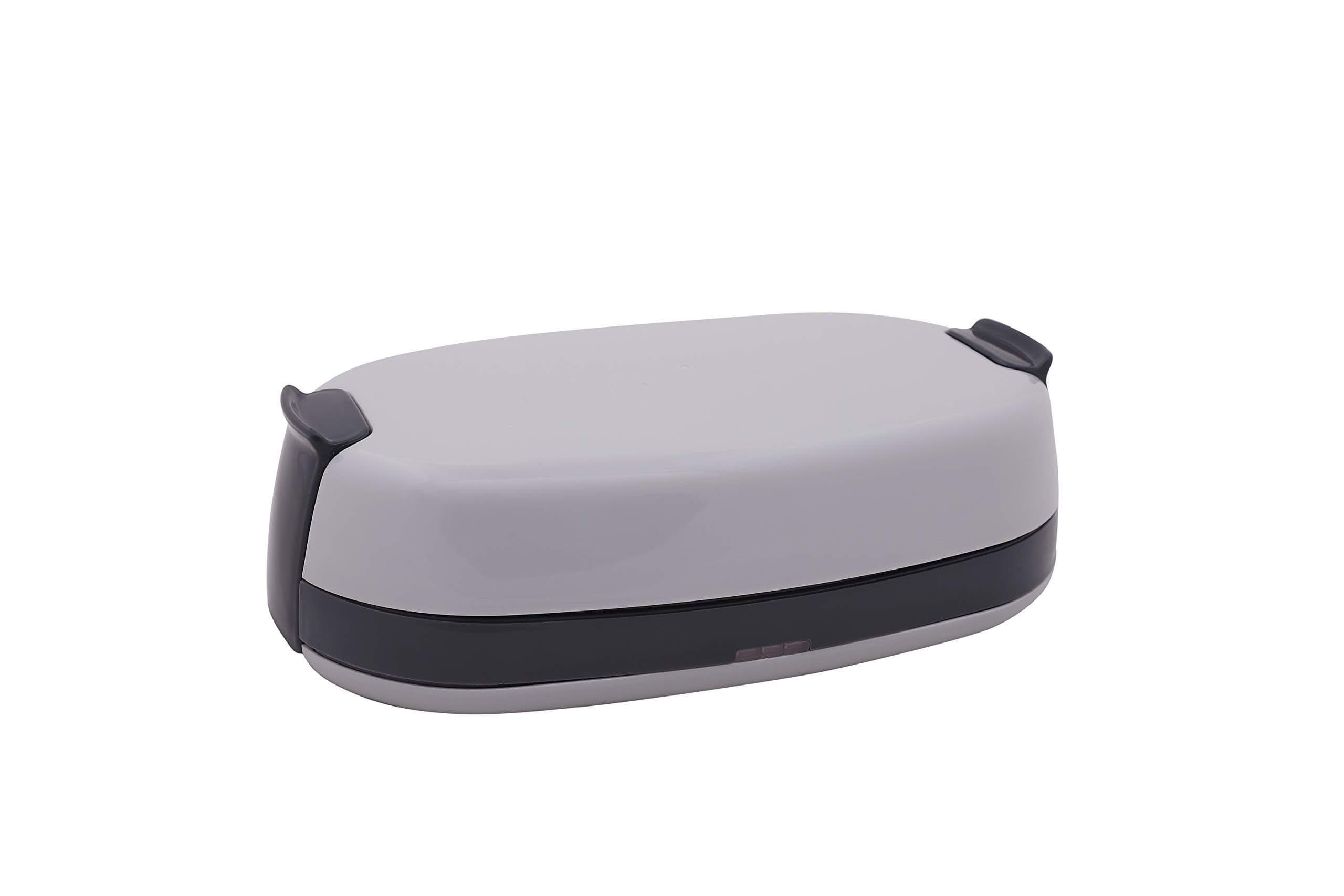 Nexx Hott-2 Electric Heating Lunch Box 90 W, Portable Lunch Warmer With Removable Stainless Steel Container, Grey, Made In India, 740 Milliliter - 740 Ml