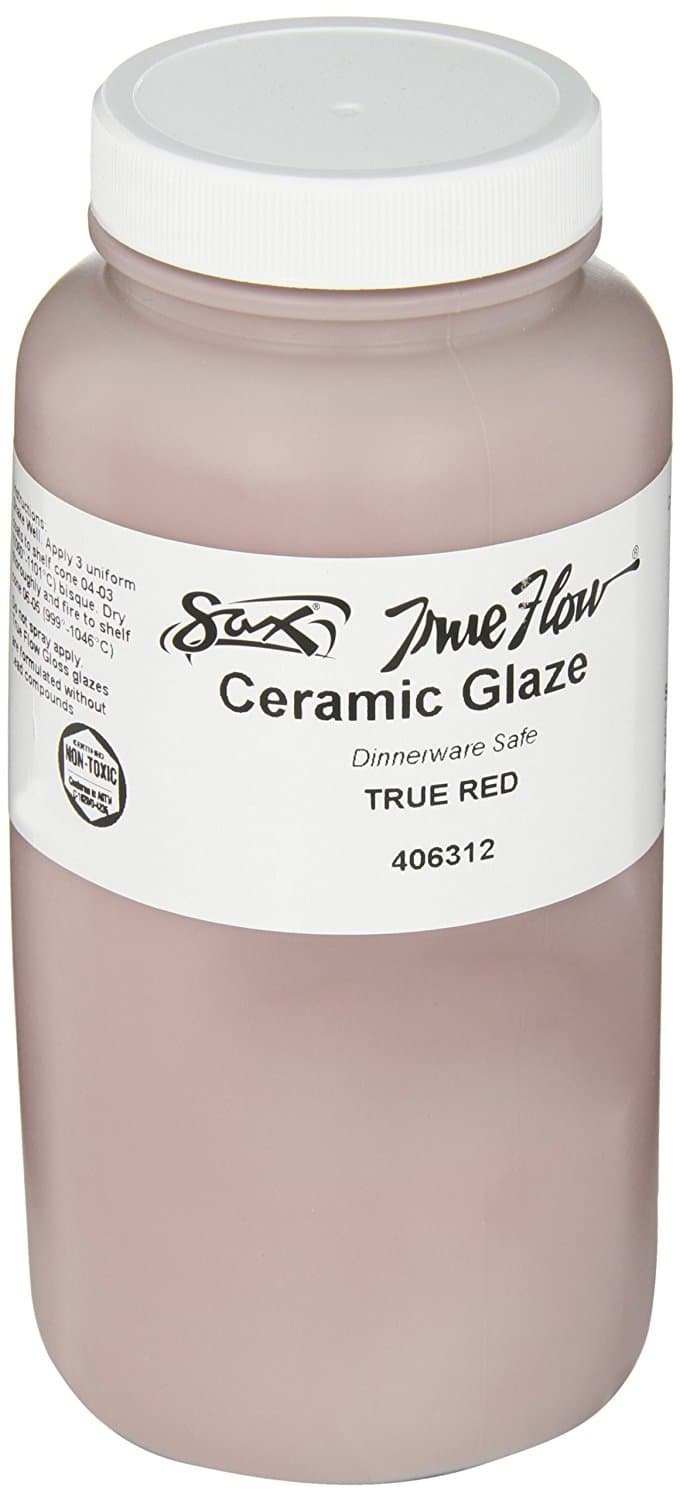 Sax True Flow Gloss Glaze, Red, 1 Pint - 406312