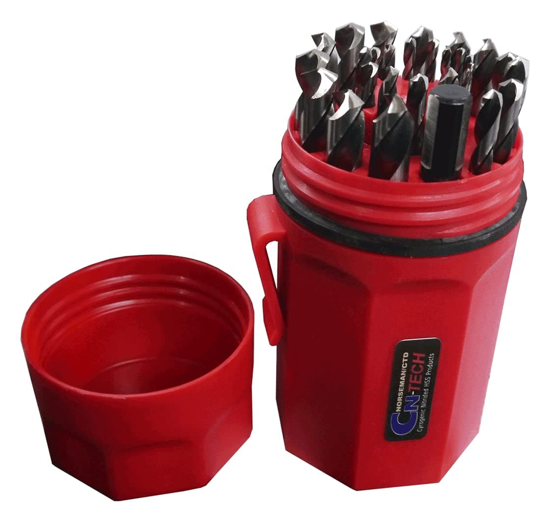 29pc CN-TECH Drill Bit Set M7 1/16-1/2 Hi-Moly CT-29P