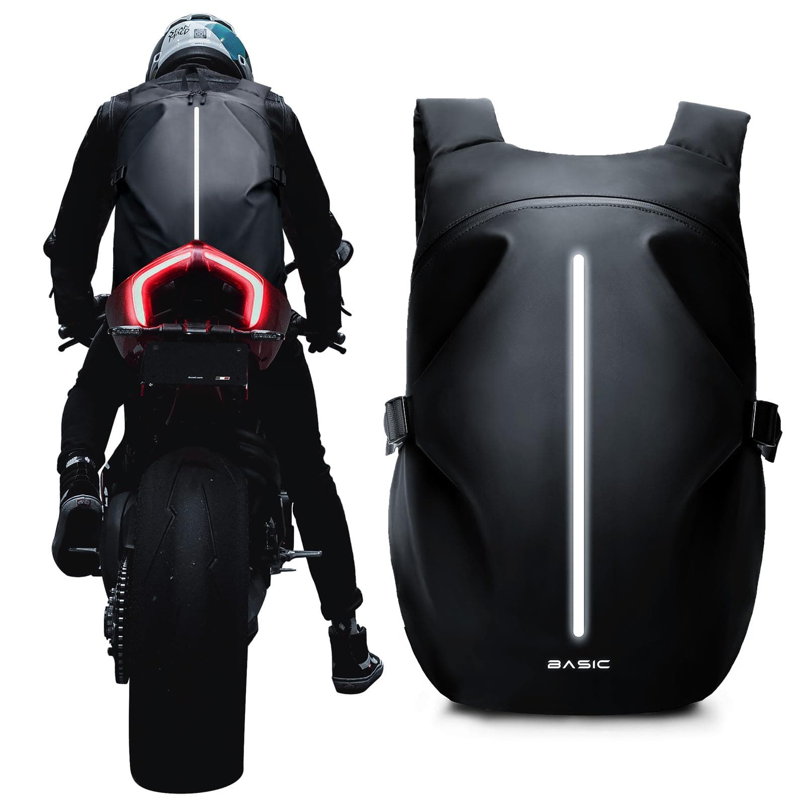 Motorcycle Backpack, Motorcycle Backpacks for Men and women, Waterproof Motorcycle Backpacks, Helmet Bag Bookbag for riding, Large