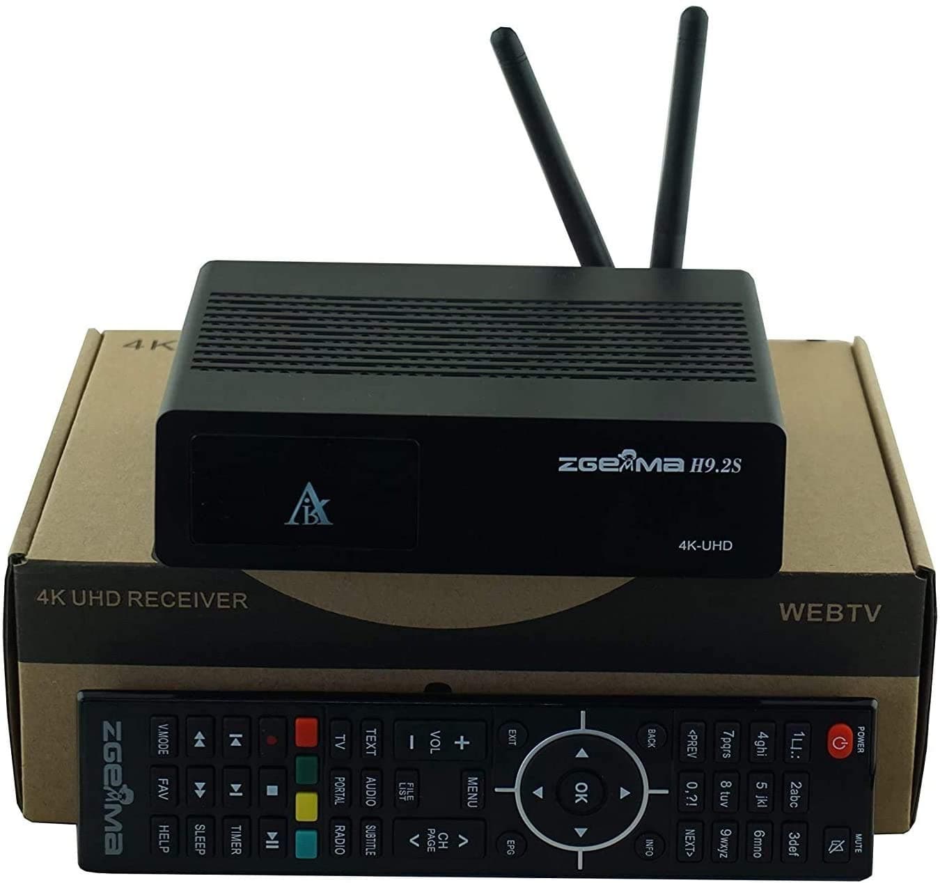 Sleekview H9.2S with 2x DVB-S2X Multistream tuner 4K UHD 2160p Twin Tuner Satellite Receiver WIFI Built-in