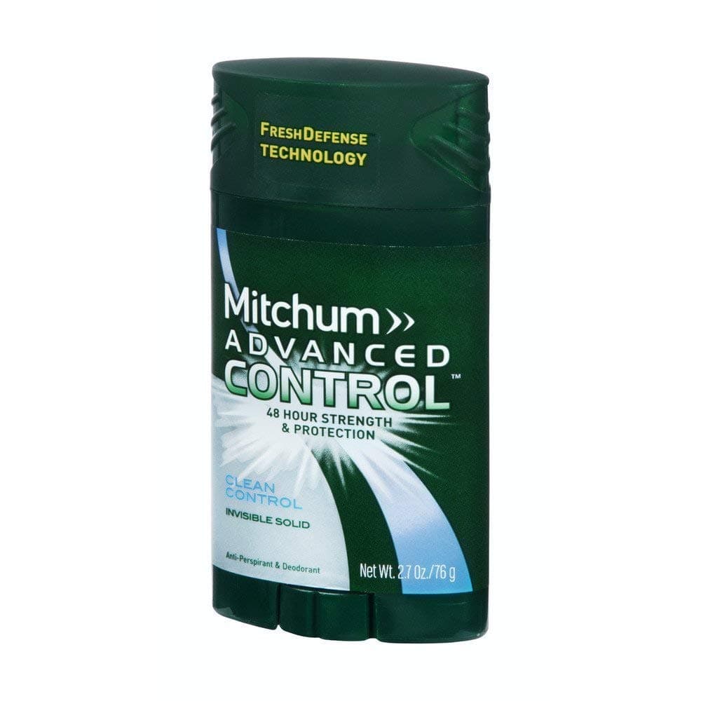 Pack of 10 : Mitchum Men Advanced Control, Clean Control Invisible Solid 2.7 oz (Pack of 10)