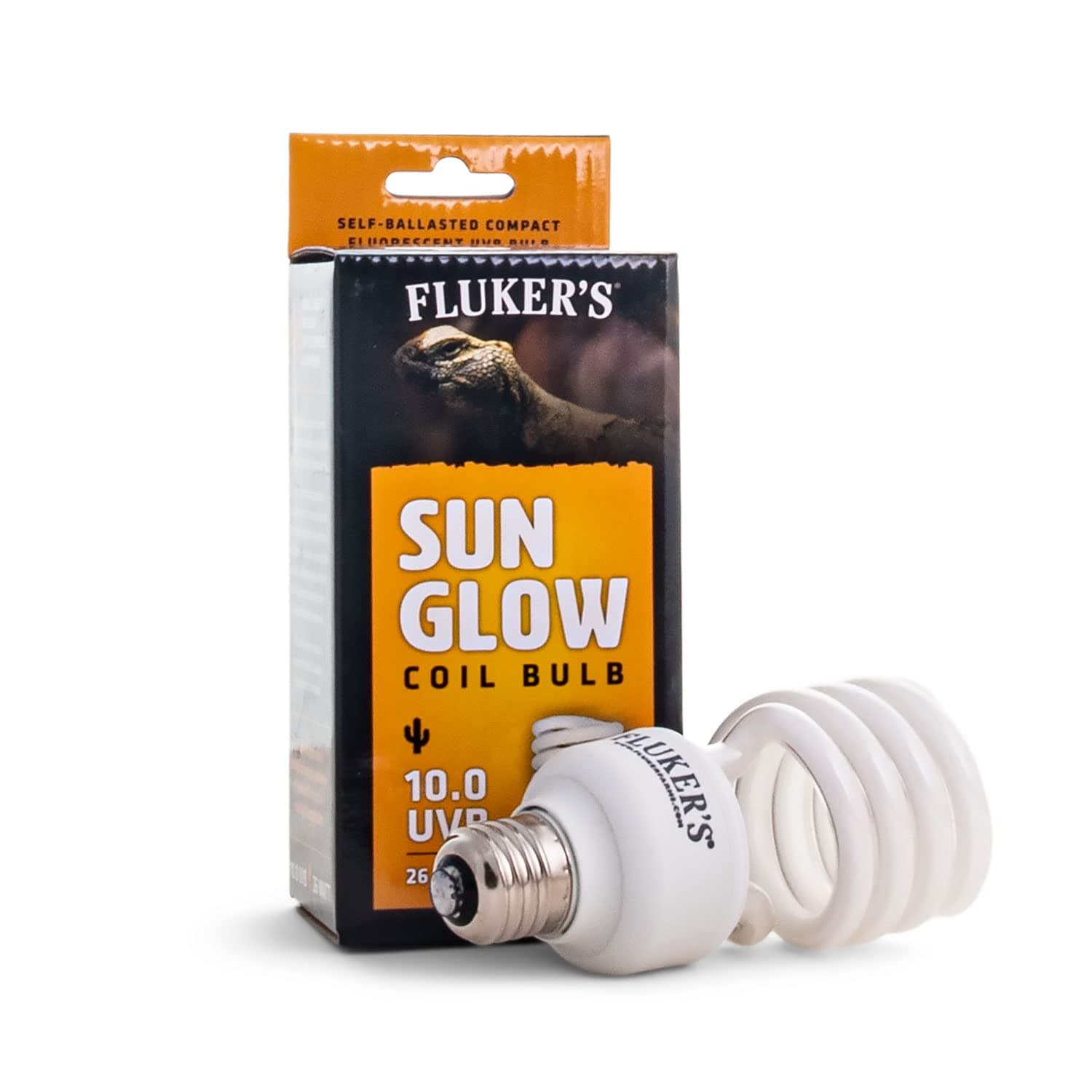 Fluker'sSun Glow 10.0 UVB Compact Fluorescent Coil Bulb for Desert Reptiles, 26 Watt