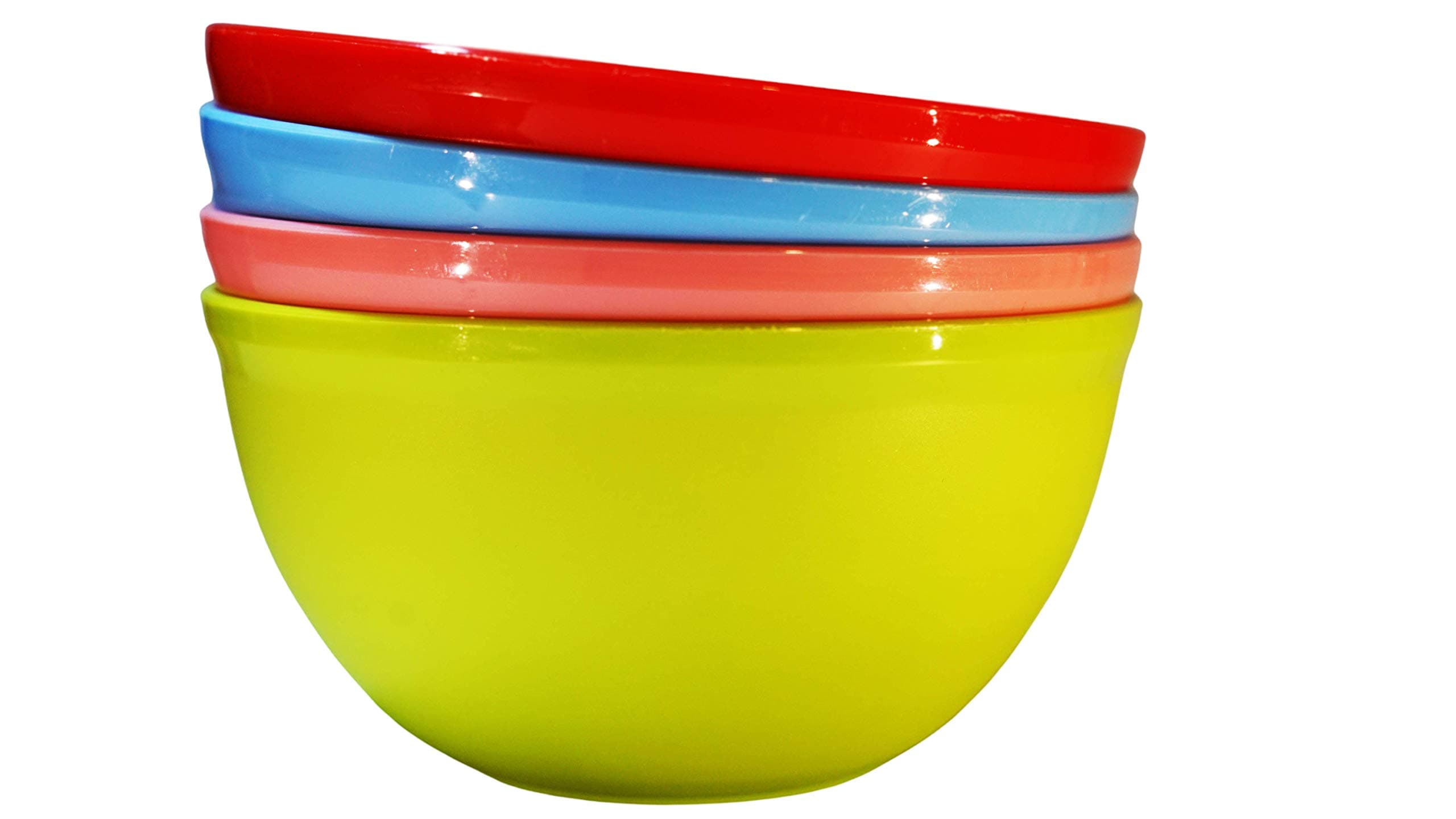 Belson Store - Big Bowl for Snacks |1L | Mixing | Kitchen | Serving Food | Microwave Safe Bowl Set of 4 - Multicolor