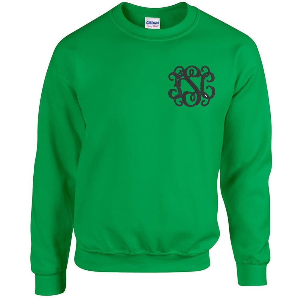 United Monograms Monogrammed Crewneck Sweatshirt