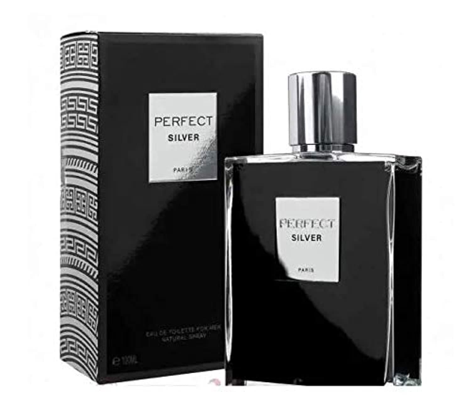 PERFECT SILVER BY GEPARLYS FOR MEN 3.4 OZ / 100 ML EAU DE TOILETTE SPRAY