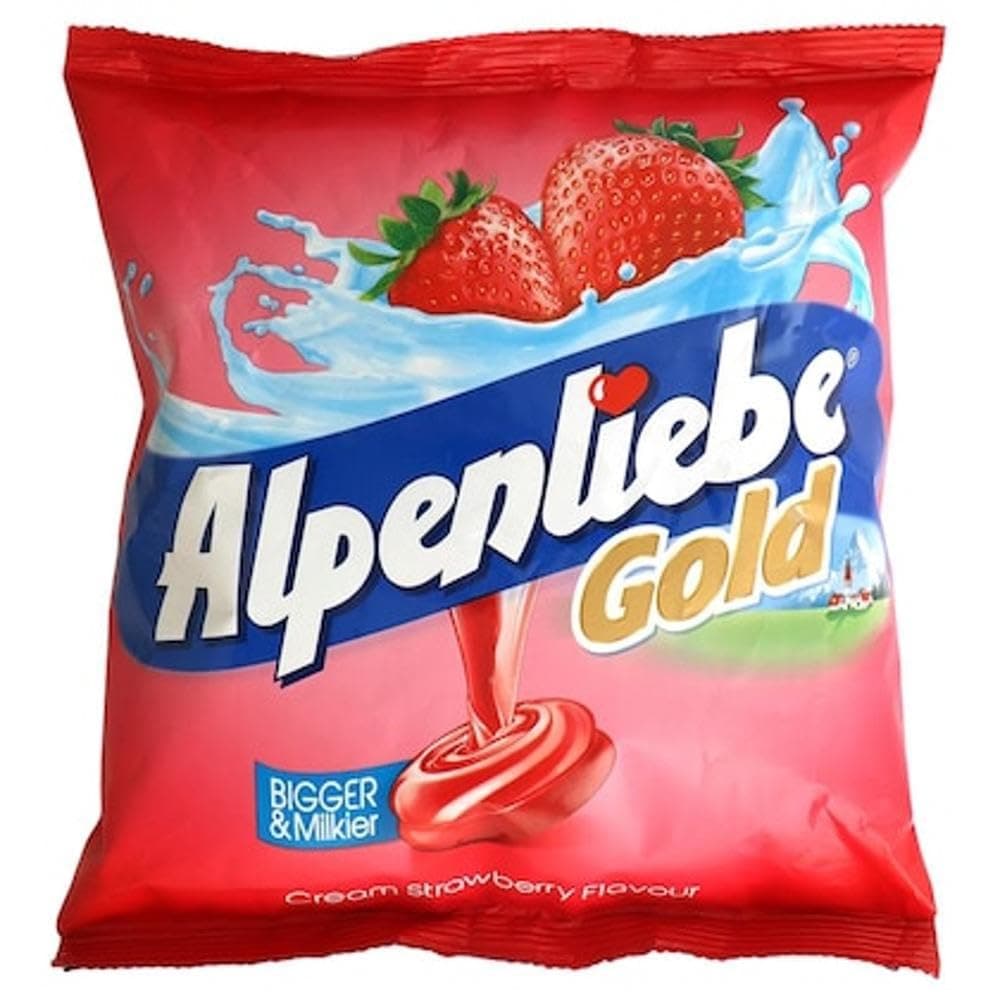 Alpenliebe Gold Cream Strawberry Flavour Candy, 342g
