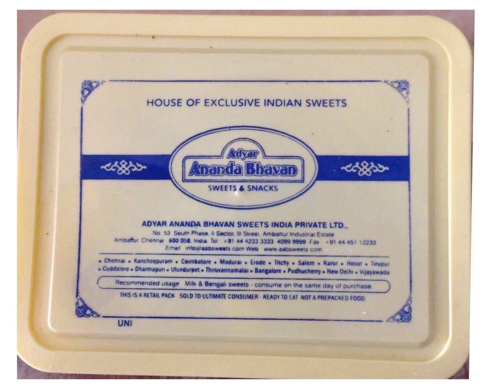 Adyar Ananda Bhavan Gift Box Cashew And Badam Assorted 1 Kilograms