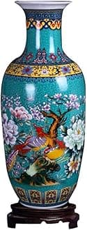 Jingdezhen Large Ceramic Floor Vase, Handmade Home Decorative Flower Vase, Height 18.11"(46cm)