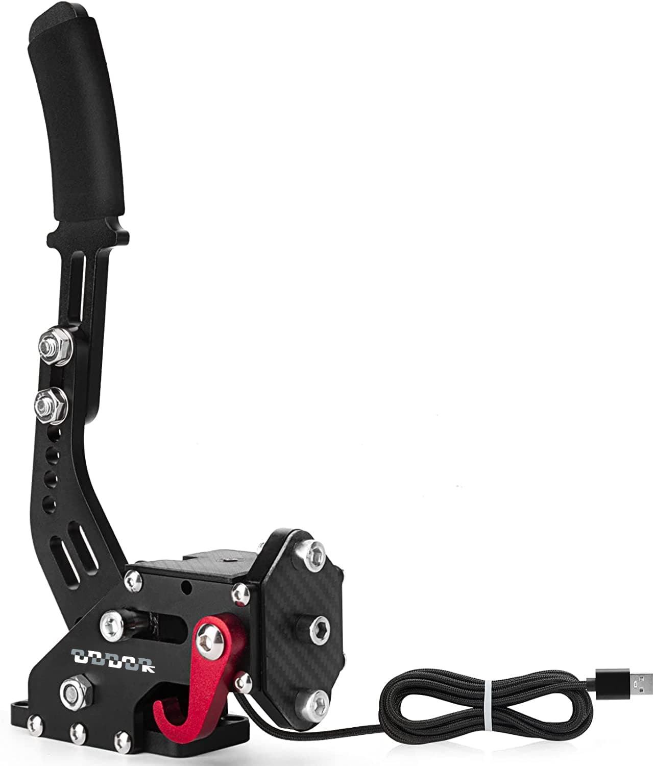 aikeec 14Bit PC USB Handbrake SIM for Racing Games G25/27/29 T500 FANATECOSW Dirt Rally(Black Without Clamp)