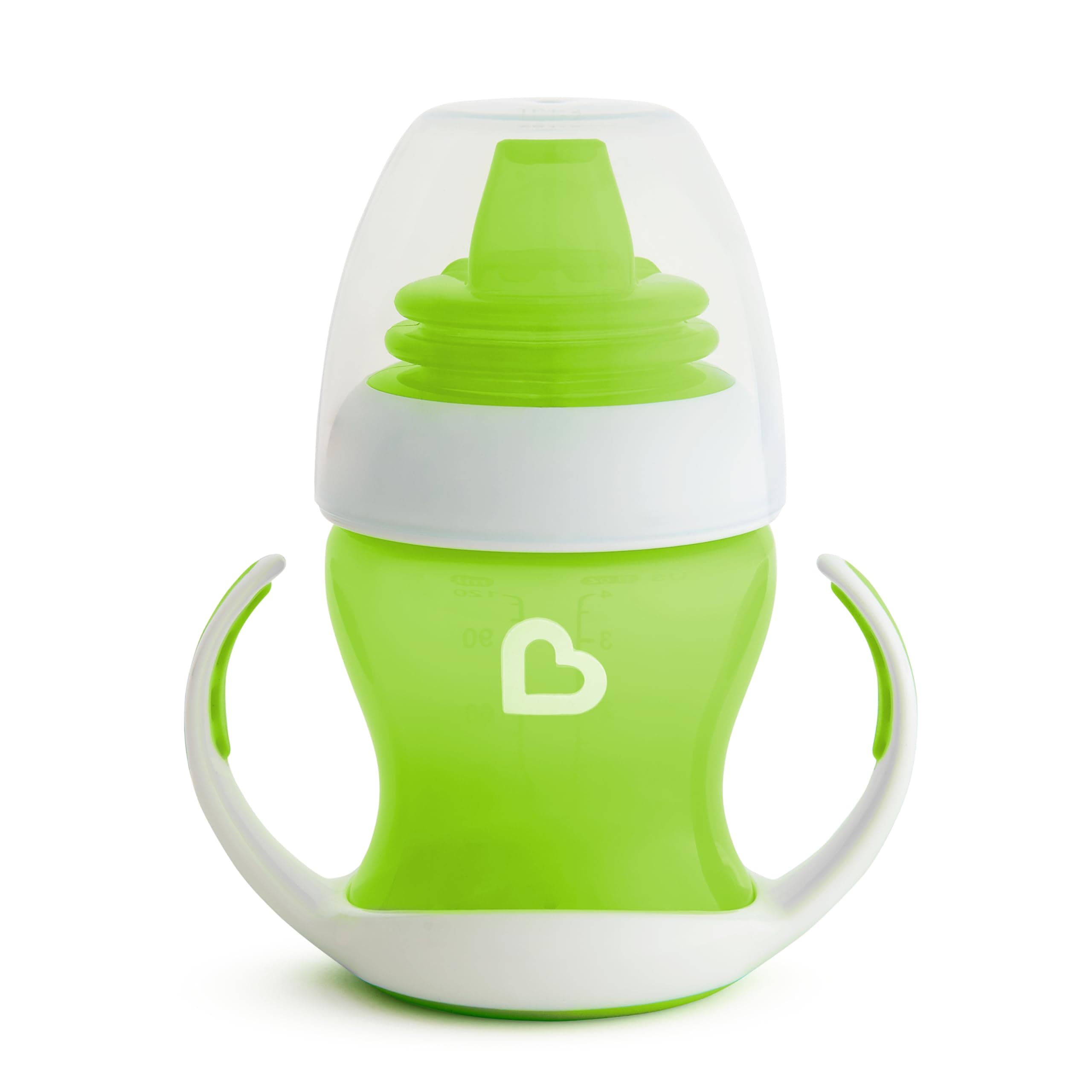 Gentle Transition Baby Sippy Cup, Baby's First Sippy - Helps Babies & Toddlers Transitioning from Bottles to Cups, Spill Proof, 4 Months & Up, 4 Ounce, Green