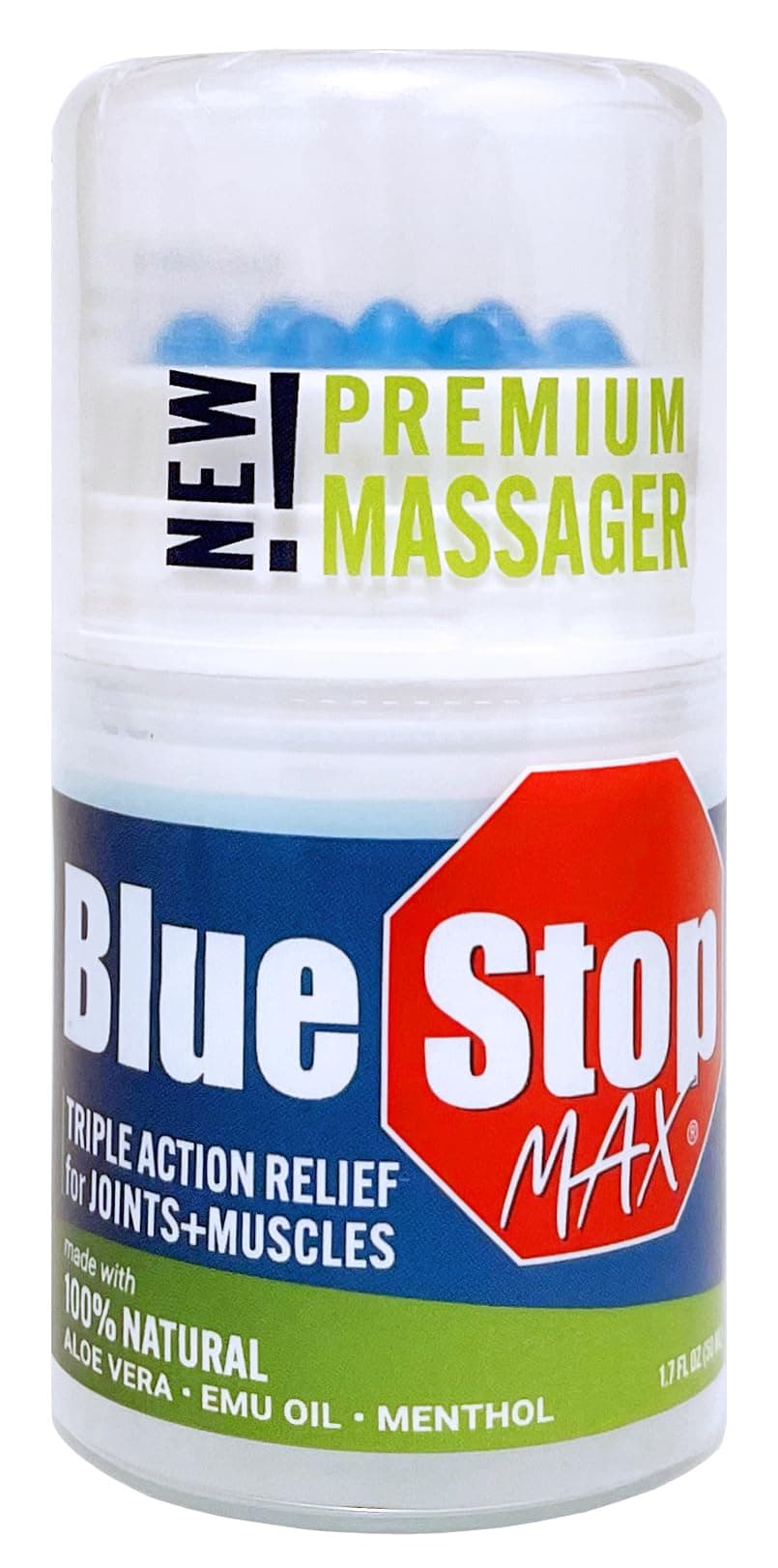 Applicator: Fast-Acting Massage Applicator for Sports Cream, Elbow Relief, Performance Roll On for Muscle & Joint Soreness - Convenient Relief for Active Individuals, 1 Pack of 1.7 Oz