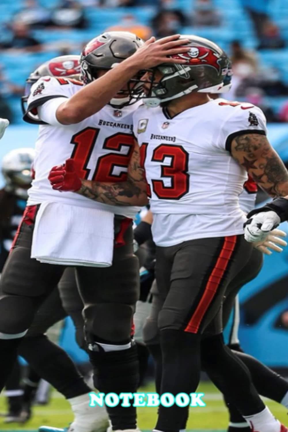 Notebook : Mike Evans Journal for Writing, College Ruled Size 6" x 9", 105 Pages Thankgiving Notebook for Fan #497