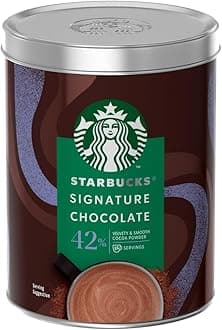 Starbucks Signature Chocolate Hot Chocolate 42 Percent Cocoa Powder, Brown, 330 g