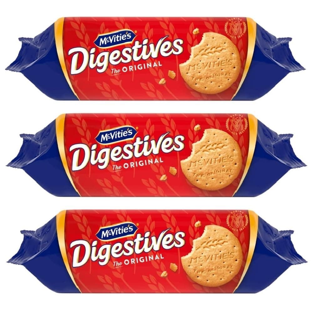 McVitie's Digestive Biscuits -400g 3 Pack, Original by McVities [Foods]