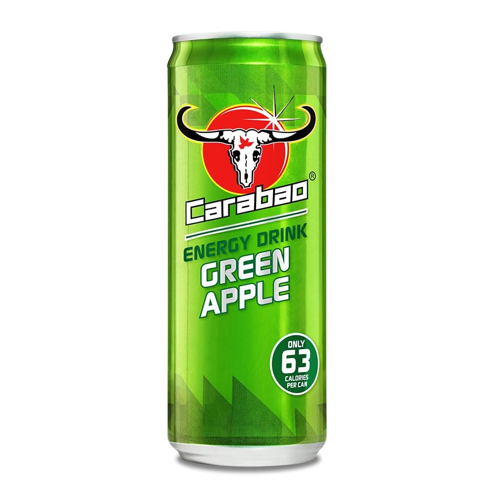 Carabao Green Apple Energy Drink, 330ml
