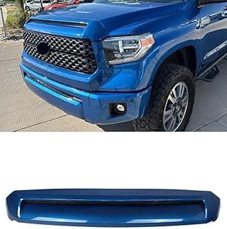 Hood Scoop Compatible with 2014-2021 Toyota Tundra Replace for 76180-0C030,761800C030 Front 8T0 Blazing Blue Upper Grille Bulge Molding