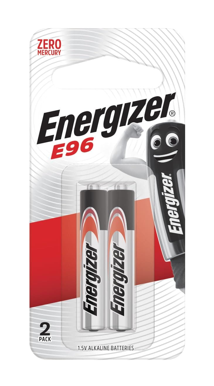 Energizer E96 Max Alkaline AAAA Batteries Pack of 2