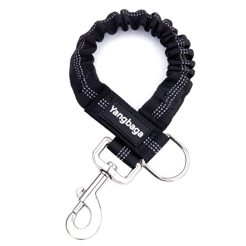 Yangbaga Dog Leash Extender (Black, for Dogs < 20lbs)