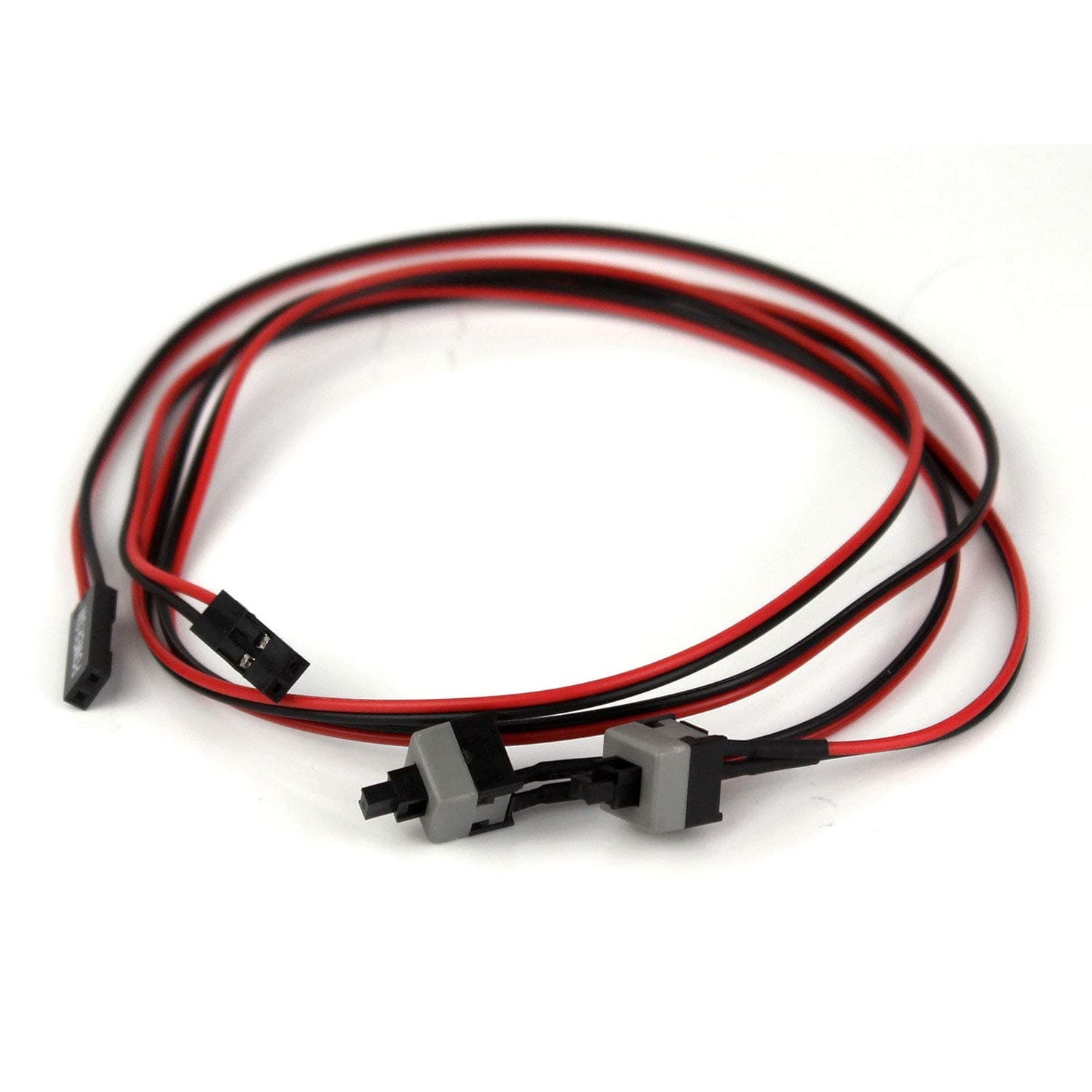 YTIan2Pcs ATX PC Computer Motherboard Switch On/Off/Reset Power Cable 50CM