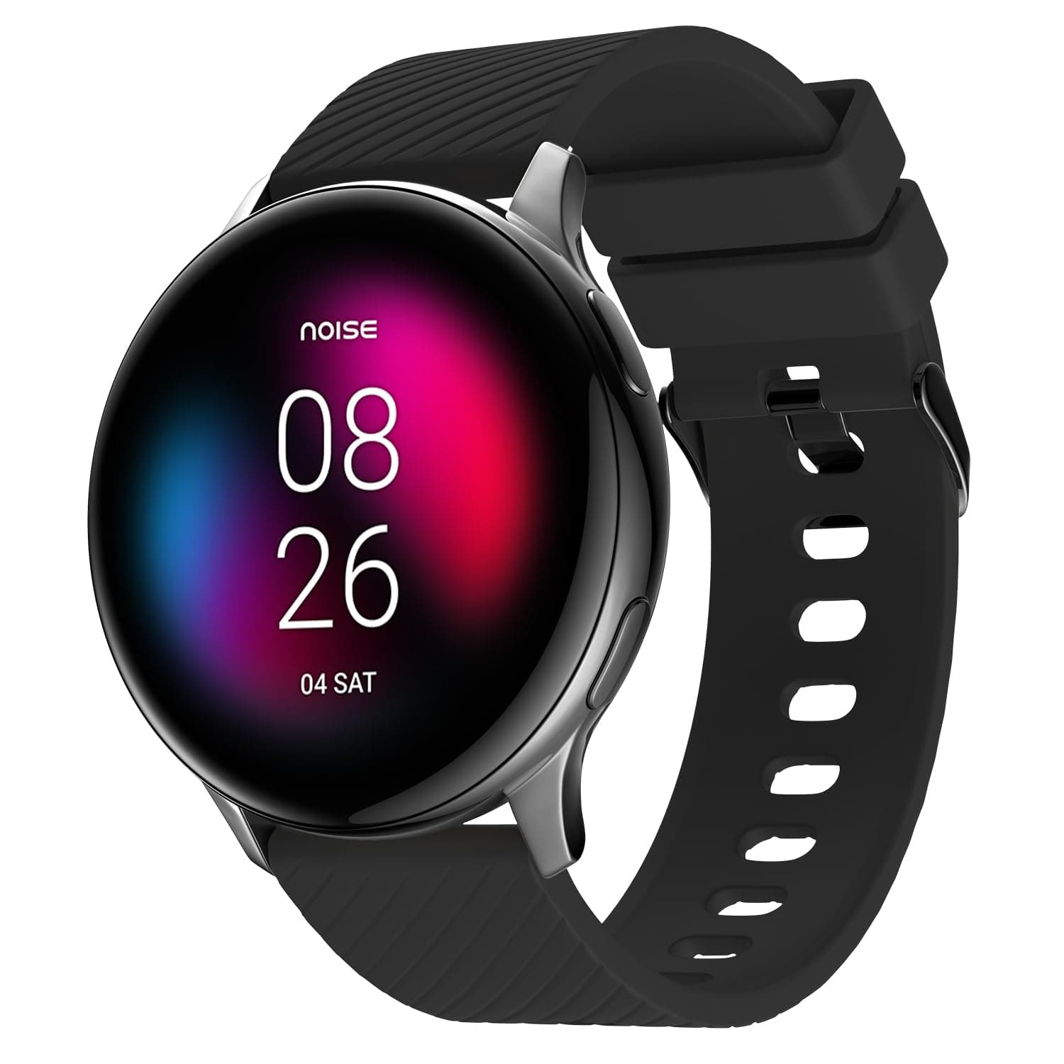 NoiseNewly Launched NoiseFit Vortex with 1.46" AMOLED Display Bluetooth Calling Smart Watch, IP68 Rating, Metallic Build & High Resolution Smartwatch for Men & Women (Jet Black)