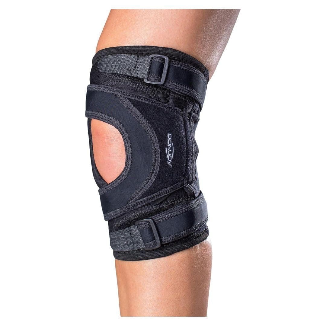 DonJoy Tru-Pull Lite Knee Support Brace: Right Leg, Large