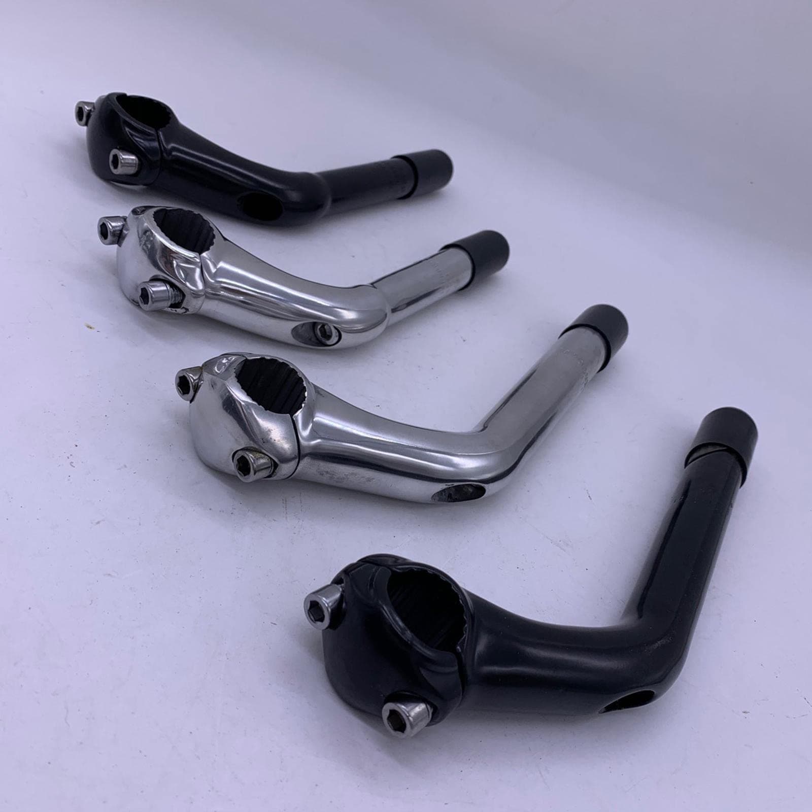 LOOM TREE Quill Stem Handlebar Tube Stem Handle Bar Mountain Bike Cycling 22.2mm Silver Outdoor Sports | Skateboarding & Longboarding | Clothing, Shoes & Accessories | Protective Gear