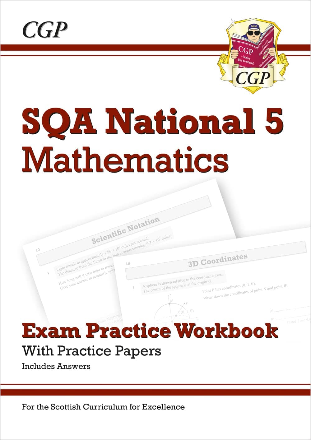 National 5 Maths: SQA Exam Practice Workbook - includes Answers: for the 2026 and 2027 exams (CGP Scottish Curriculum for Excellence)