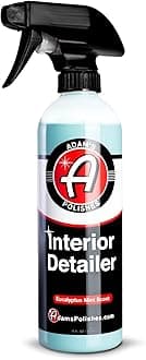 Adam's Polishes Interior Detailer 16oz - Total Car Interior Cleaner, Protectant & Dressing, All Purpose Cleaner & Leather Conditioner, Vinyl, Dashboard, Screen, Seat Cleaner & More