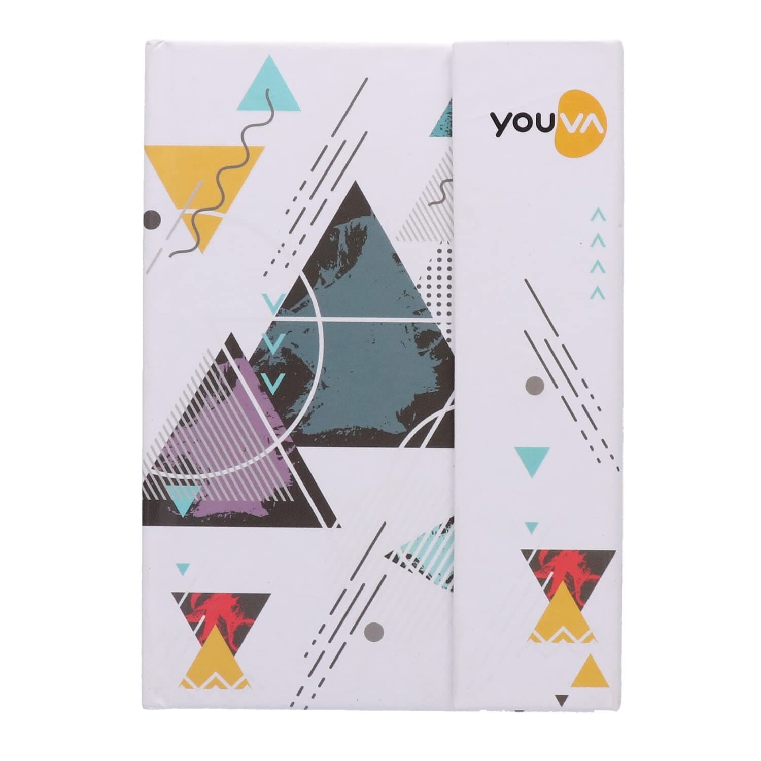 YOUVA Navneet | Case Bound Office Note Book Journal with Magnetic Cover, Easy to Carry | Note Down Your Important Information | A6 Size - 10.5 cm x14.8 cm | Single Line | 160 Pages| Pack of.