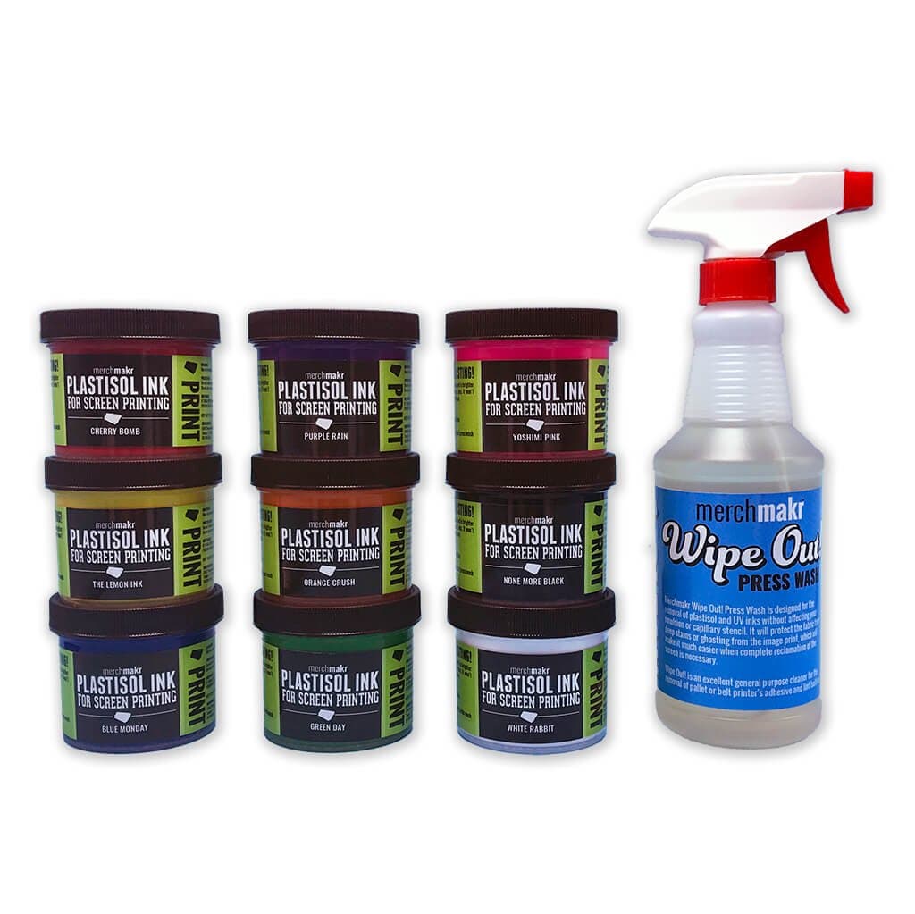 Merchmakr Plastisol Ink Starter Kit Deluxe