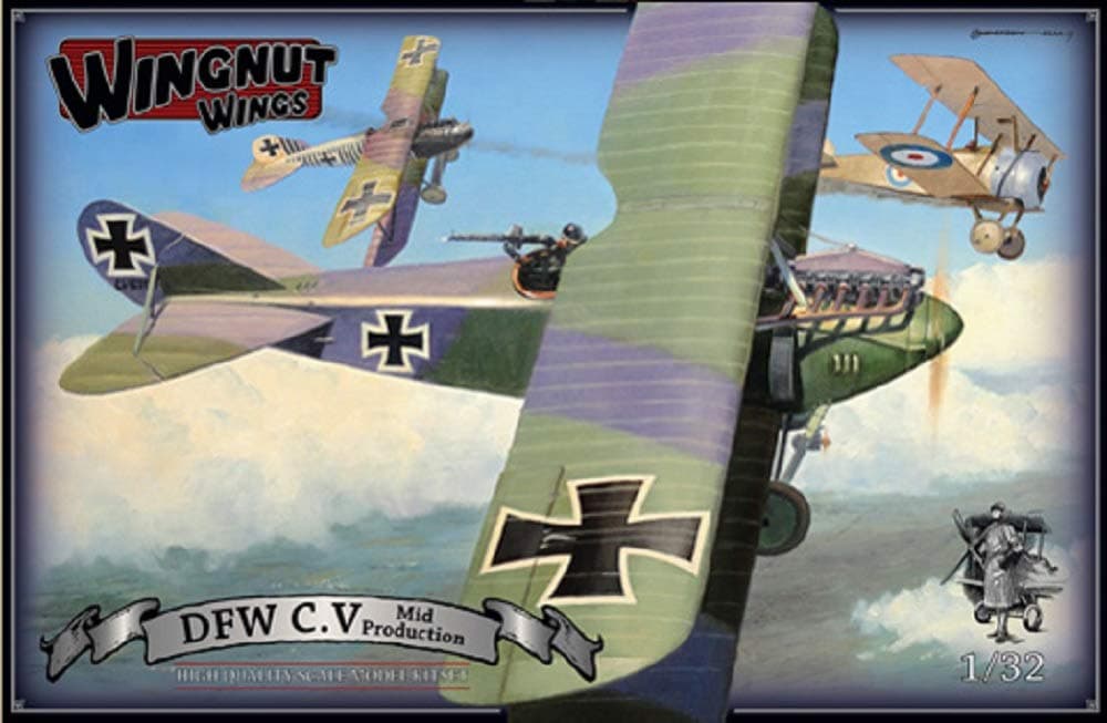 Wingnut Wings Wingnut Wings32040 1/32 Scale DFW C.V Model Kitsets (Mid Production), Multi Color