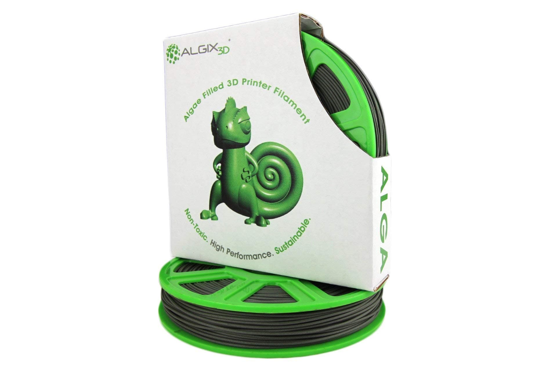 3D Printlife Alga 2.85mm, 375g Gray Algix 3D Printer Filament, Dimensional Accuracy < +/- 0.05 mm, Gray