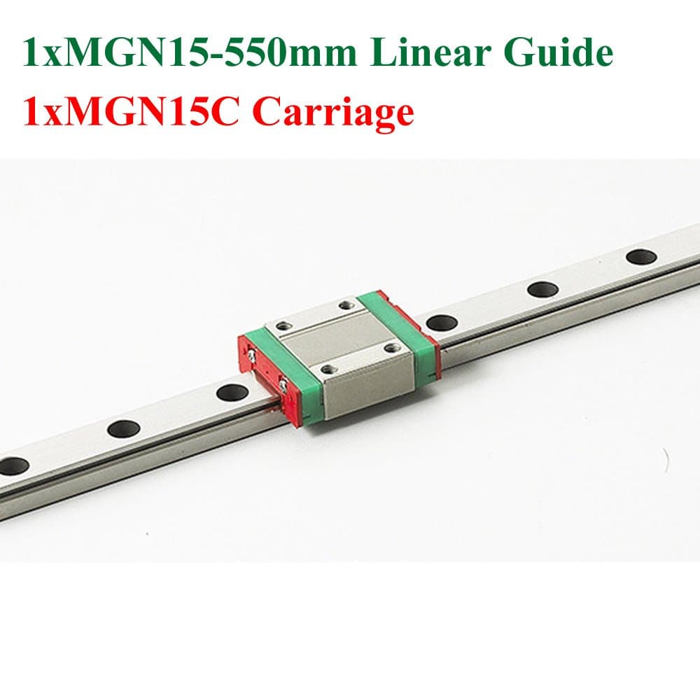 MR15 15mm Mini Linear Guide 550mm MGN15 Linear Motion Rail With MGN15C Linear Block Cnc Kossel