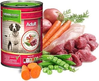 Natures Menu Dog Food Can Beef with Chicken 12x400g