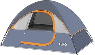 Camping Tent 2-4 Person, Waterproof Windproof Tent with Rainfly Easy Set up-Portable Dome Tents for Camping…